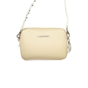Beige Polyurethane Women's Bag