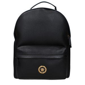 Black Leather Backpack