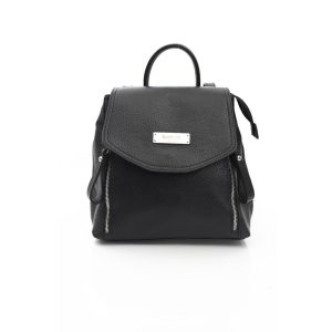 Black Cowhide Backpack