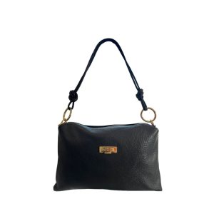 Black Leather Women Bag