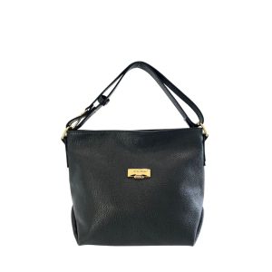 Black Cowhide Clutch Bag
