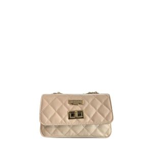 Beige Cowhide Crossbody Bag