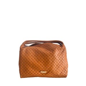 Brown Cowhide Leather Women's Handbag