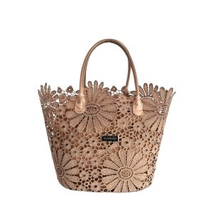 Brown PU Women Handbag