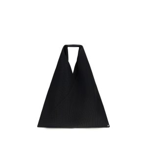 Black Polyester Shoulder Bag