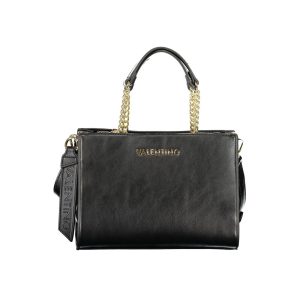 Black Polyurethane Women's Handbag