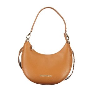 Brown Polyurethane Women's Bag