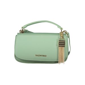 Verde Polyurethane Women's Bag with Pocket and Compartments