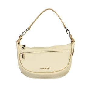 Beige Polyurethane Women's Bag