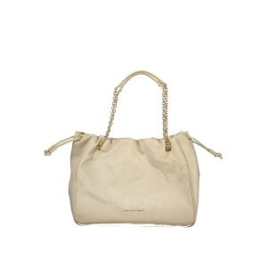 Beige Polyethylene Handbag