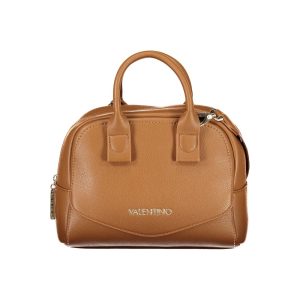 Brown Polyurethane Women Bag
