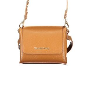 Brown Polyurethane Women's Bag