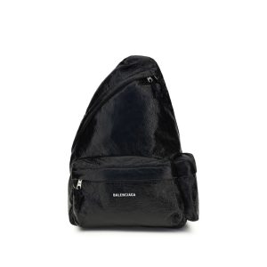 Black Nylon Backpack