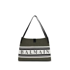 Black Cotton Shoulder Bag