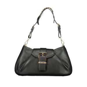 Black Polyurethane Women's Bag