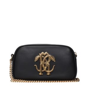 Black Leather Crossbody Bag