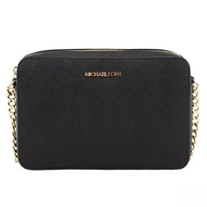 Michael Kors Women'S Top Zip Closure Saffiano Leather Crossbody Bag