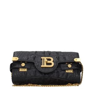 Black Leather Clutch Bag