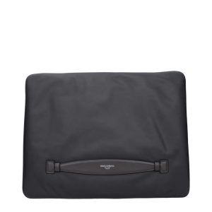 Gray Fabric Clutch Bag