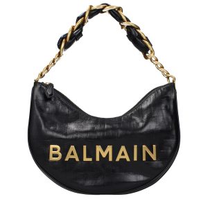 Black Leather Shoulder Bag