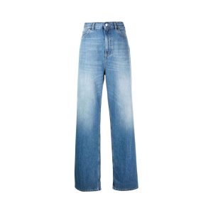 Blue Cotton Relaxed Fit Jeans