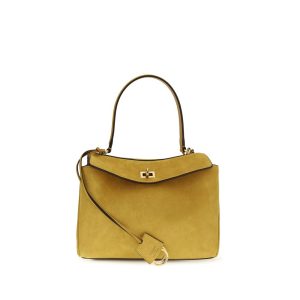 Beige Calf Leather Bos Taurus Shoulder Bag