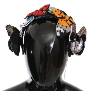 Tiara Floral Butterfly Sequin Diadem Headband