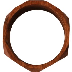 Brown Wooden Branded Bracelet