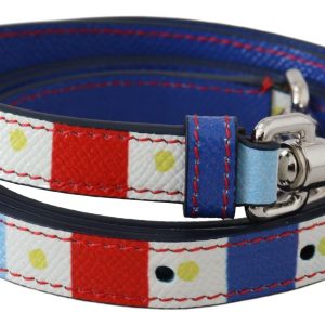 Multicolor 100% Leather Bag Accessory Shoulder Strap