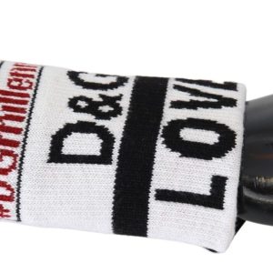 Multicolor Wool Knit D&G Love Wristband Wrap