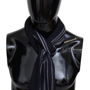 Multicolor Wool Striped Unisex Wrap Fringes Shawl