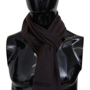 Brown 100% Cashmere Unisex Neck Wrap Fringes Scarf