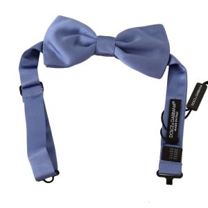 Purple 100% Silk Adjustable Neck Papillon Bow Tie
