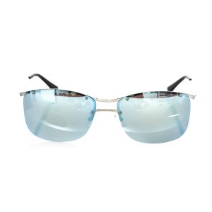 Silver Metallic Men Sunglasses