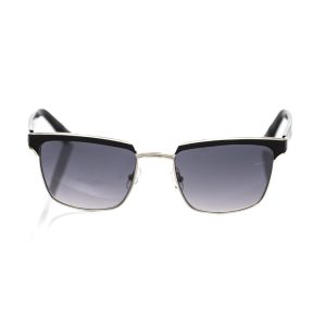 Black Metallic Fibre Men Sunglasses