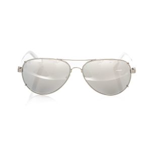 Silver Metallic Fiber Men's Sunglass