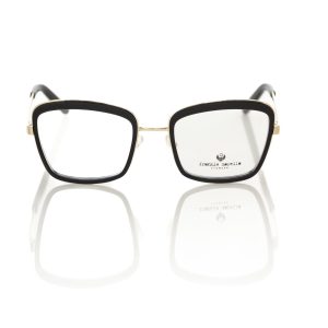 Black Metallic Women's Eyeglass Frame