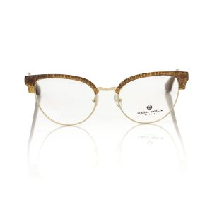 Brown Metallic Fibre Women Frame