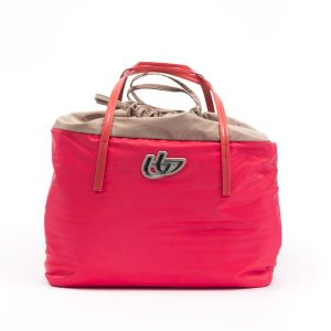 Red Polyester Women Shoulder Bag