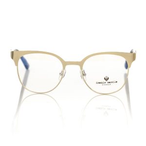 Gold Metallic Women's Eyeglass Frame