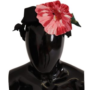 Black Silk White Hair Parrucchiera Diadem Headband