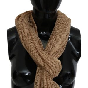 Brown Neck Wrap Winter Shawl Foulard Scarf