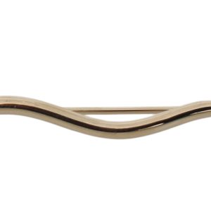 Silver Brass Crystal Spilla Serpente Brooch Pin