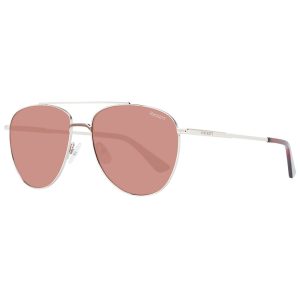Gold Stainless Steel Sunglasses