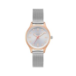 Silver Stainless Steel Dress Watch