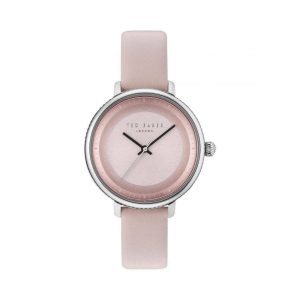 Multicolor Leather Dress Watch