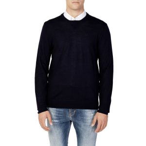 Blue Wool Sweatshirt