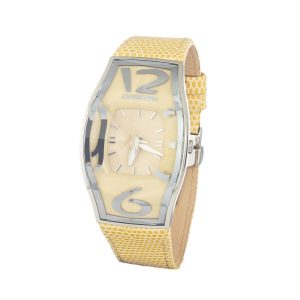 Bicolor Leather Watch