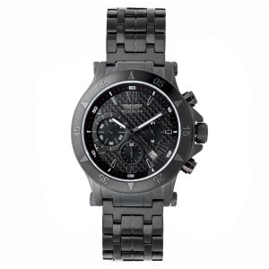 Black Stainless Steel Dress Watch