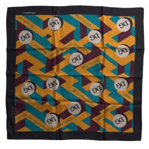 Multicolor Printed Square Handkerchief Scarf